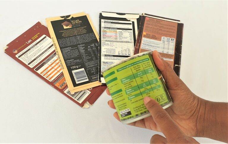 étiquettes aliments nutriscore