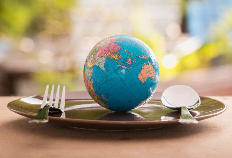 planète dans l'assiette